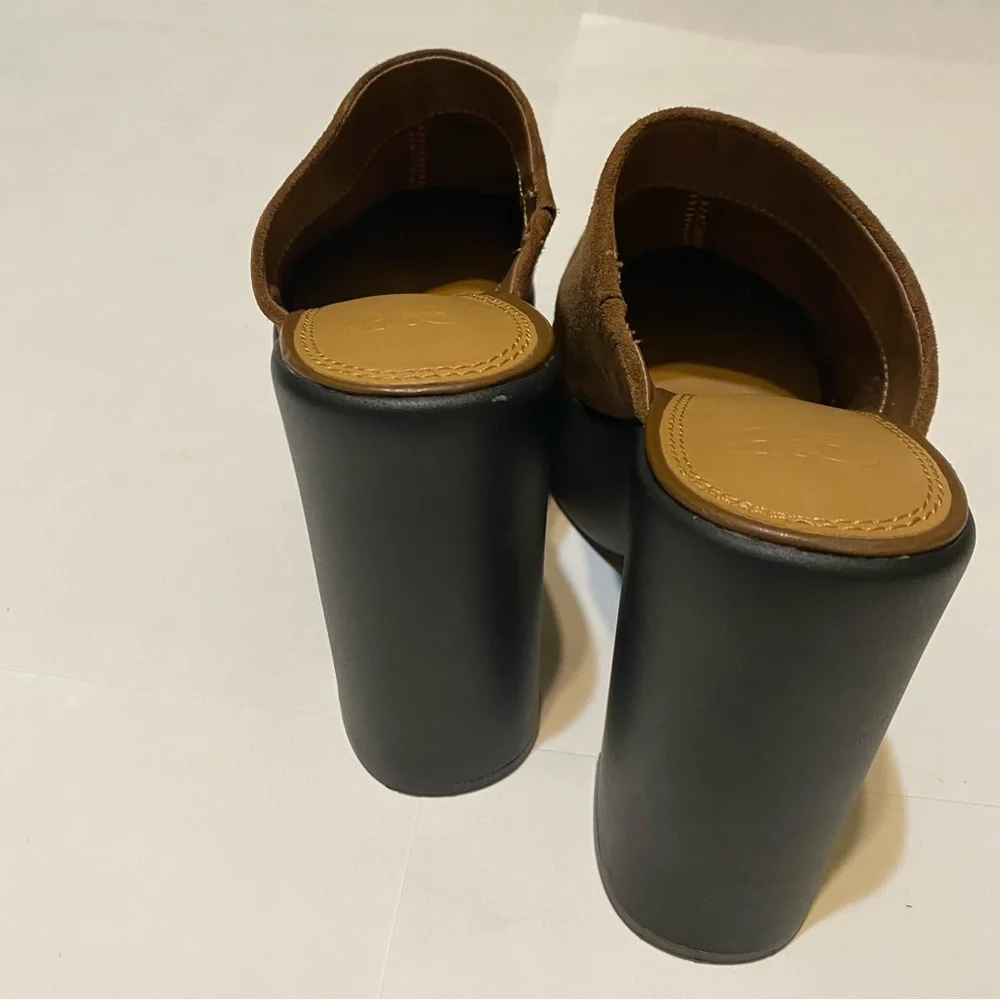NWOT! Gianni Bini Sued Platform Clog Mules size 8M - Picture 6 of 12